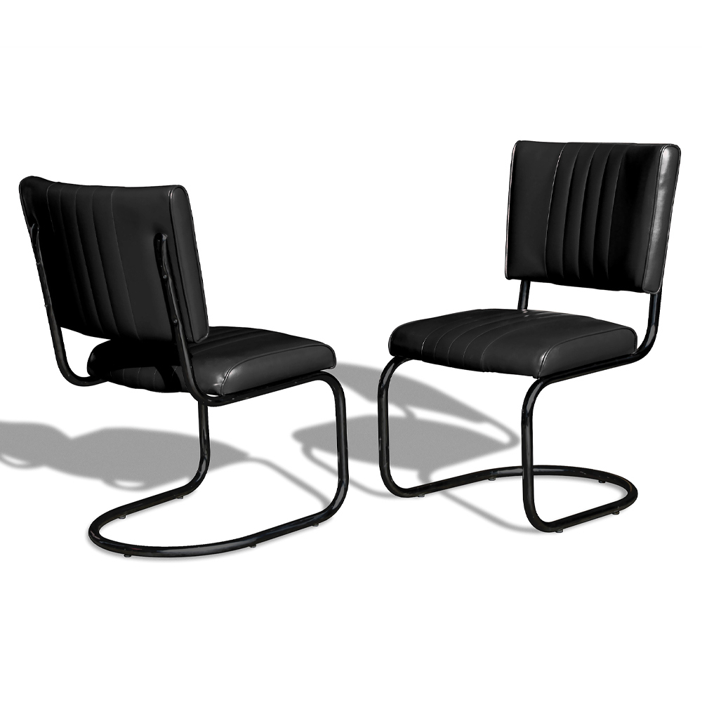 Bel Air Retro Eetkamerstoel CO-28 LTD Full Black