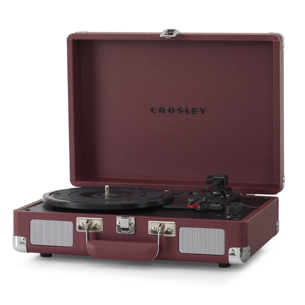 Crosley Cruiser Deluxe Platenspeler Burgundy Purple