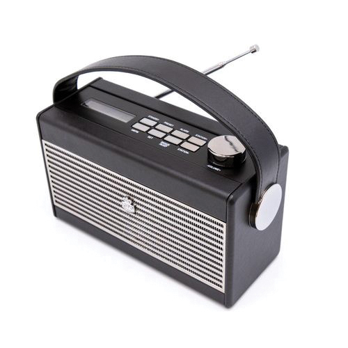 GPO Darcy Draagbare Retro Radio Zwart 