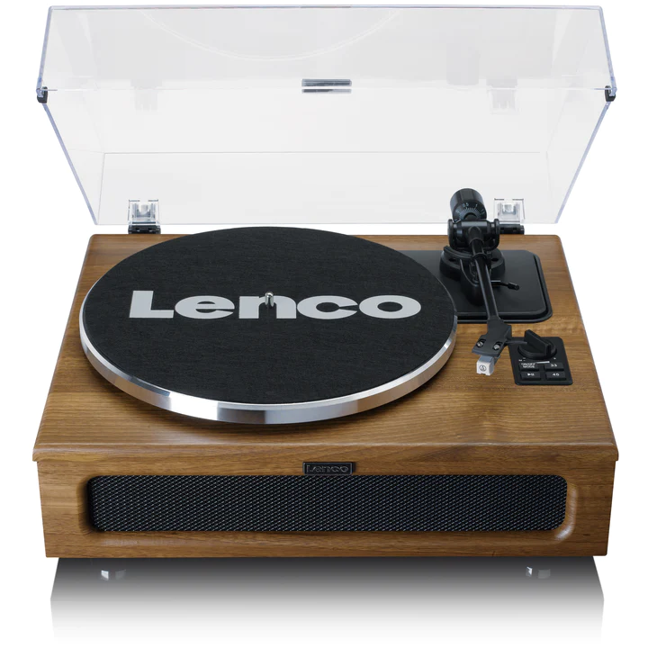 Lenco LS-410WA - Platenspeler met 4 authentieke luidsprekers - Hout