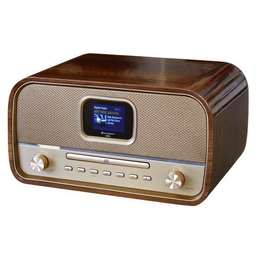 Fobie als Buiten Soundmaster DAB990 Retro DAB+ BT Radio CD-Speler Gold