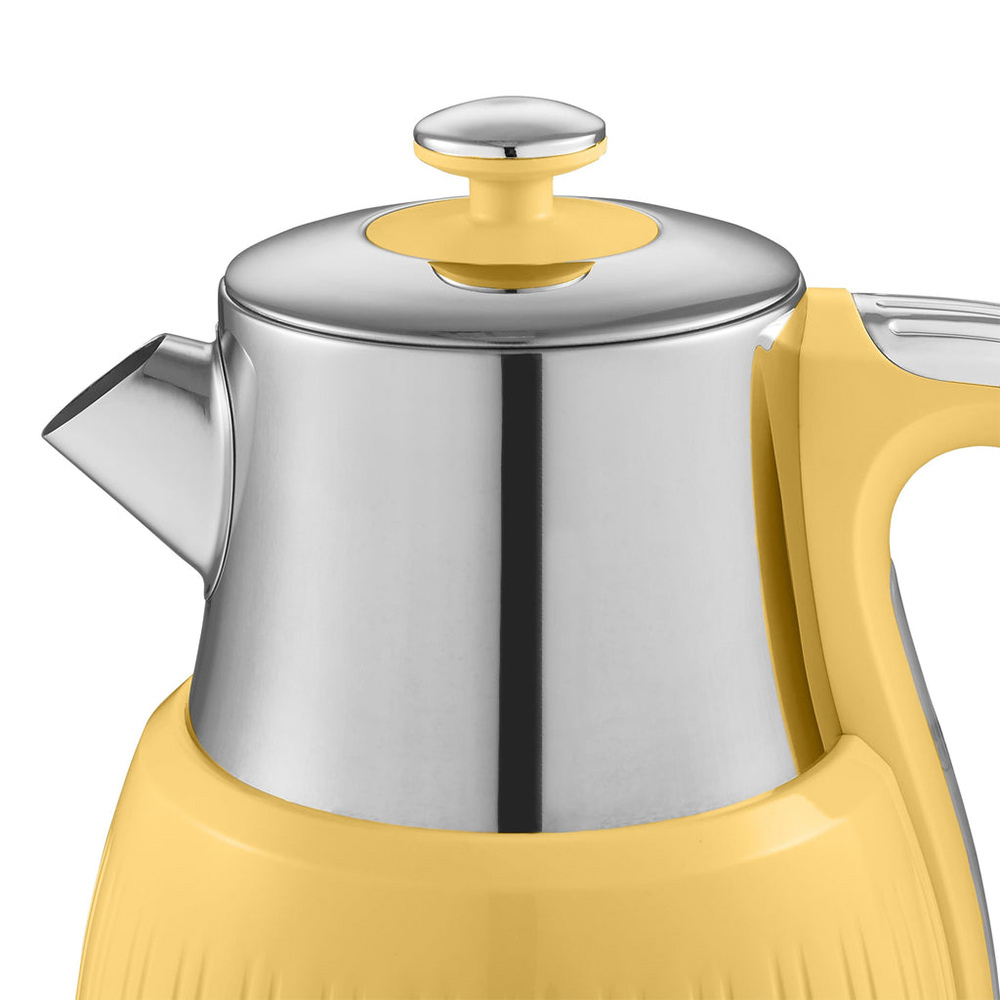 Swan SK31040YELN Retro Waterkoker 1.5 Liter Geel