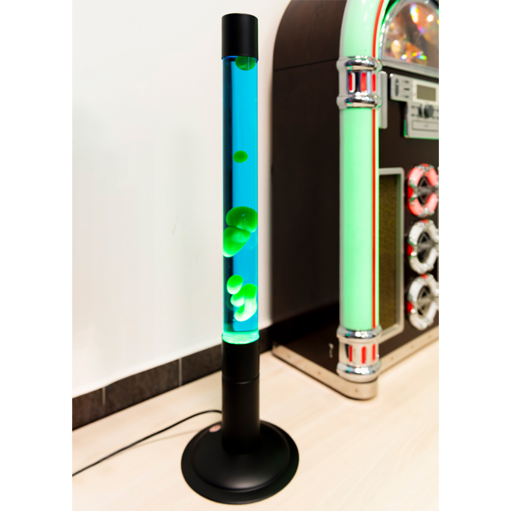 XXL vloer lavalamp blauw & groen