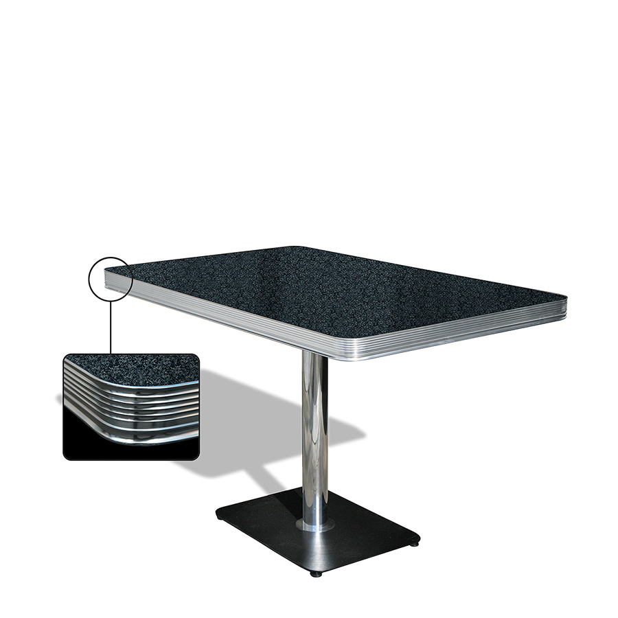 Bel Air Retro Eettafel TO-22W Blackstone