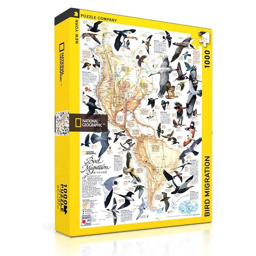 New York Puzzle Company - Bird Migration 1000-delige Puzzel