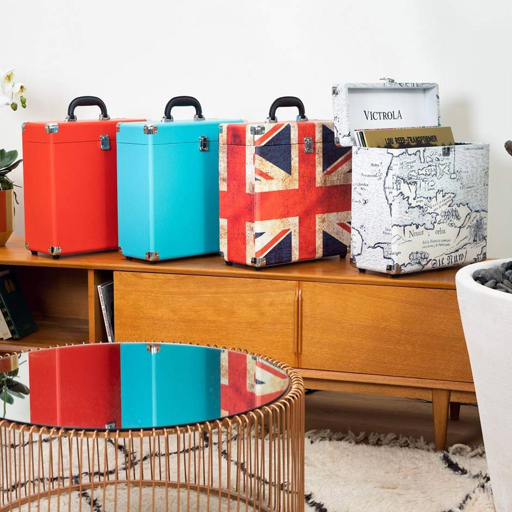 Victrola Retro Platenkoffer Zwart