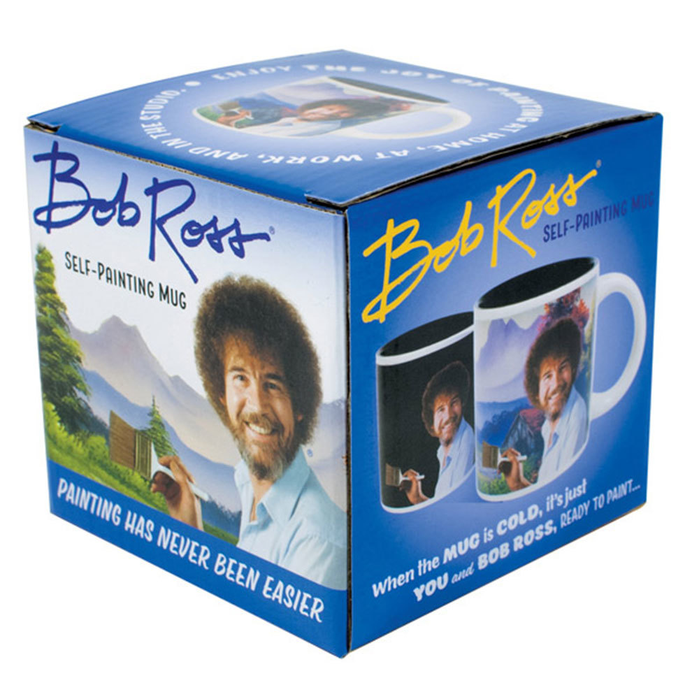 Bob Ross magische retro mok - mok verandert door warmte van kleur