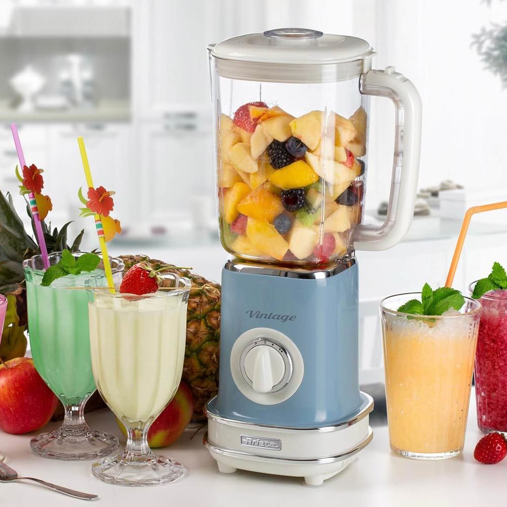 Retro blender blauw