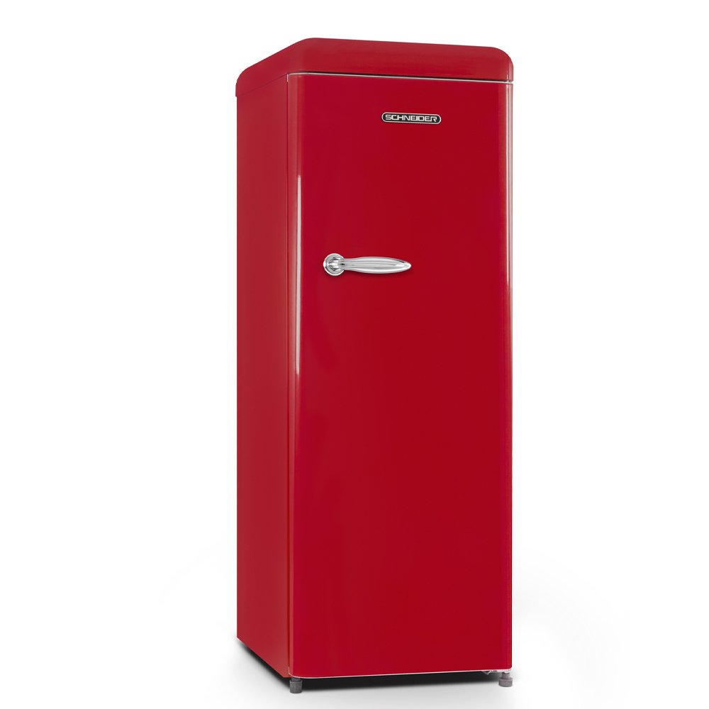 Schneider SCCL 222  Retro Koelkast Rood - Retro Amerikaanse koelkast met vriesvak