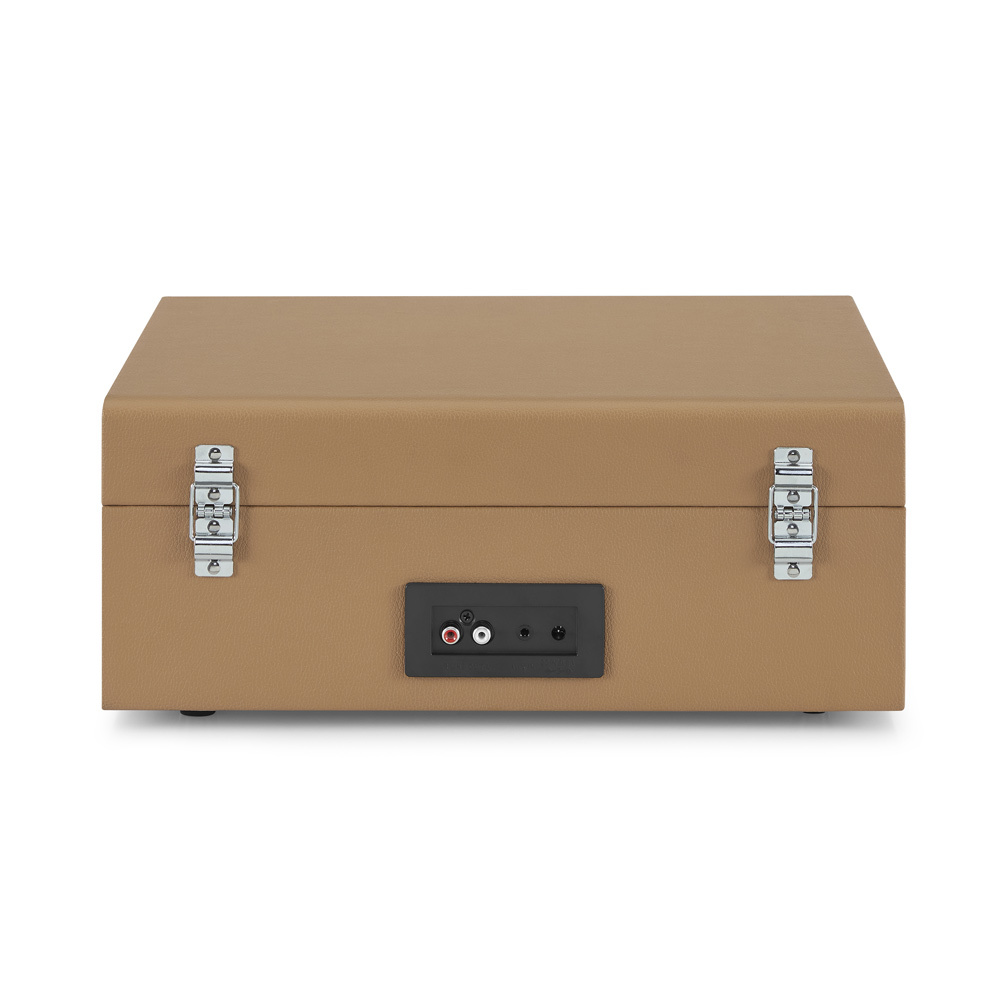 Crosley Voyager retro platenspeler tan Crosley Voyager retro platenspeler tan