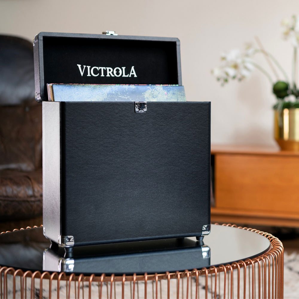 Victrola Retro Platenkoffer Zwart