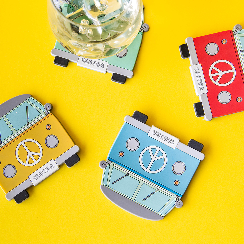 Retro VW Bus Onderzetters
