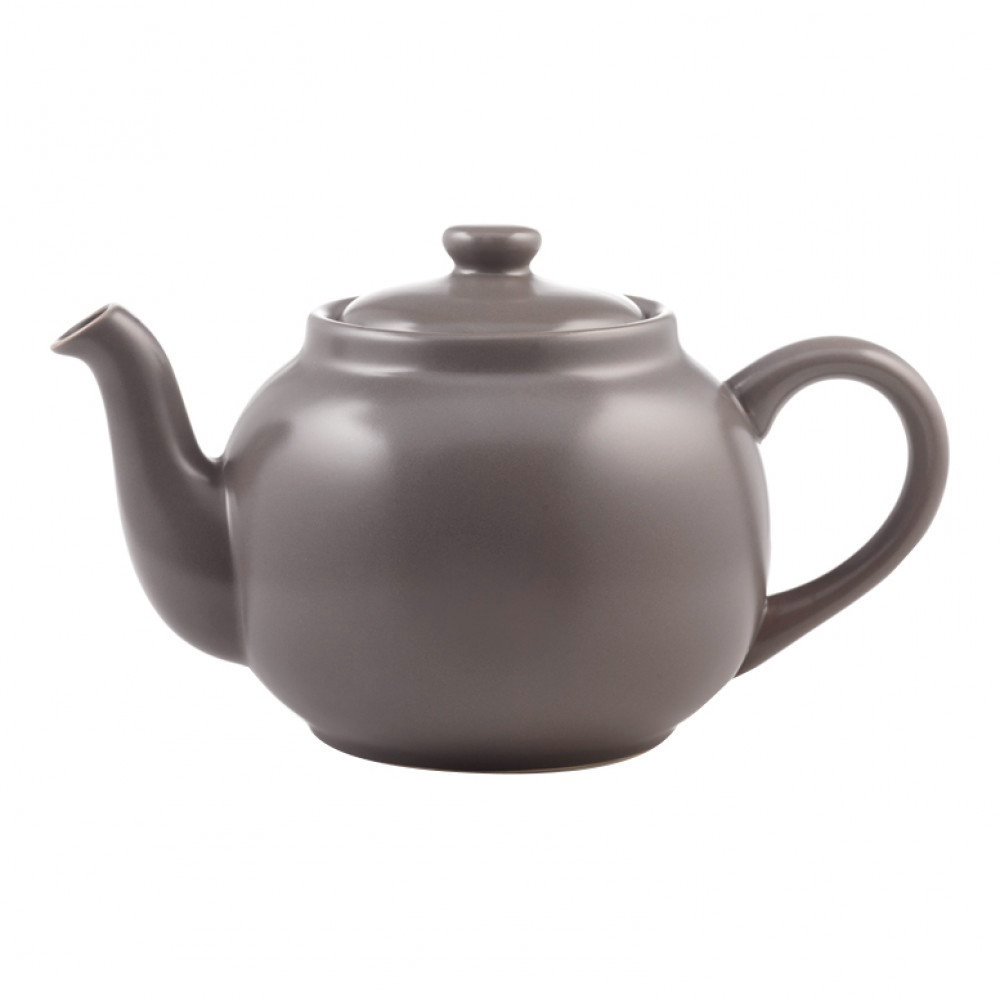 Retro theepot 1.5 liter almost black