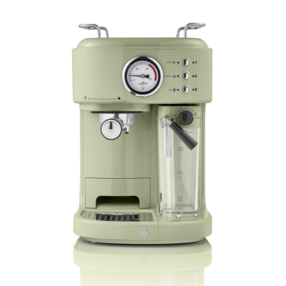 Retro espressomachine groen