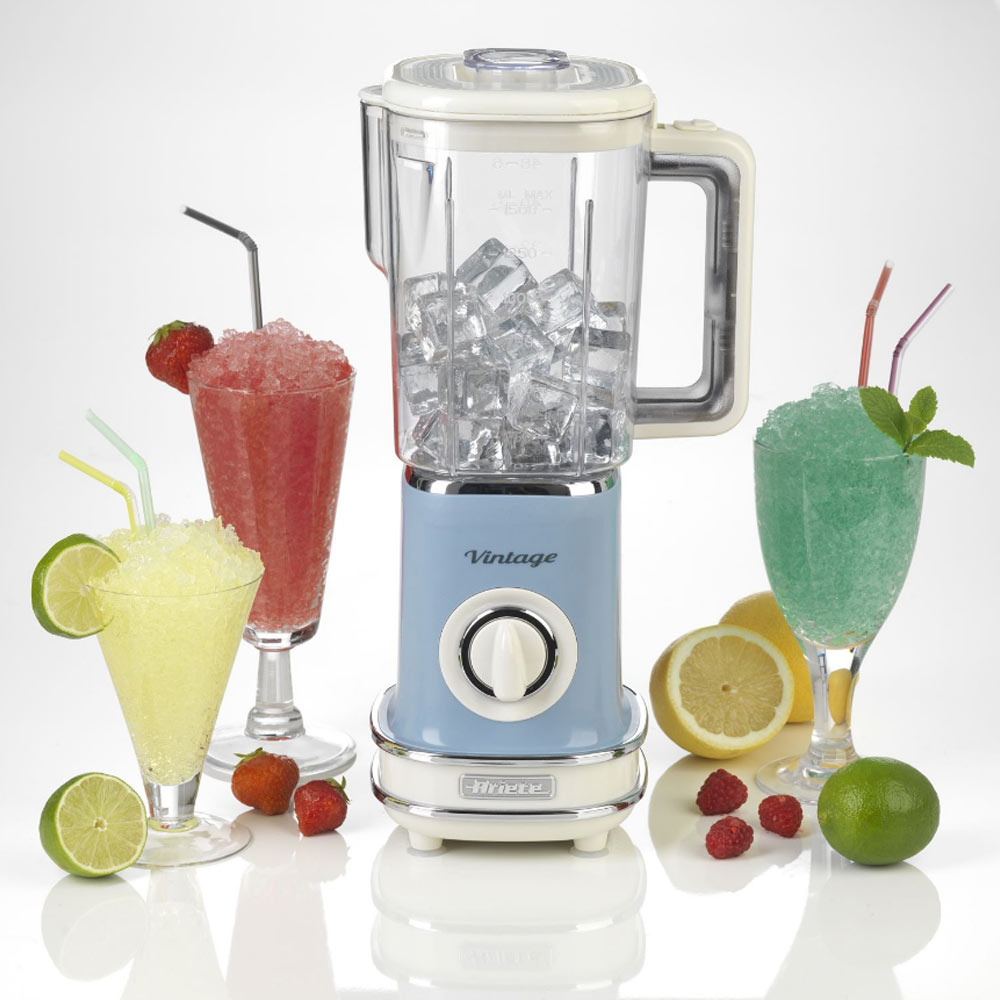 Retro blender blauw