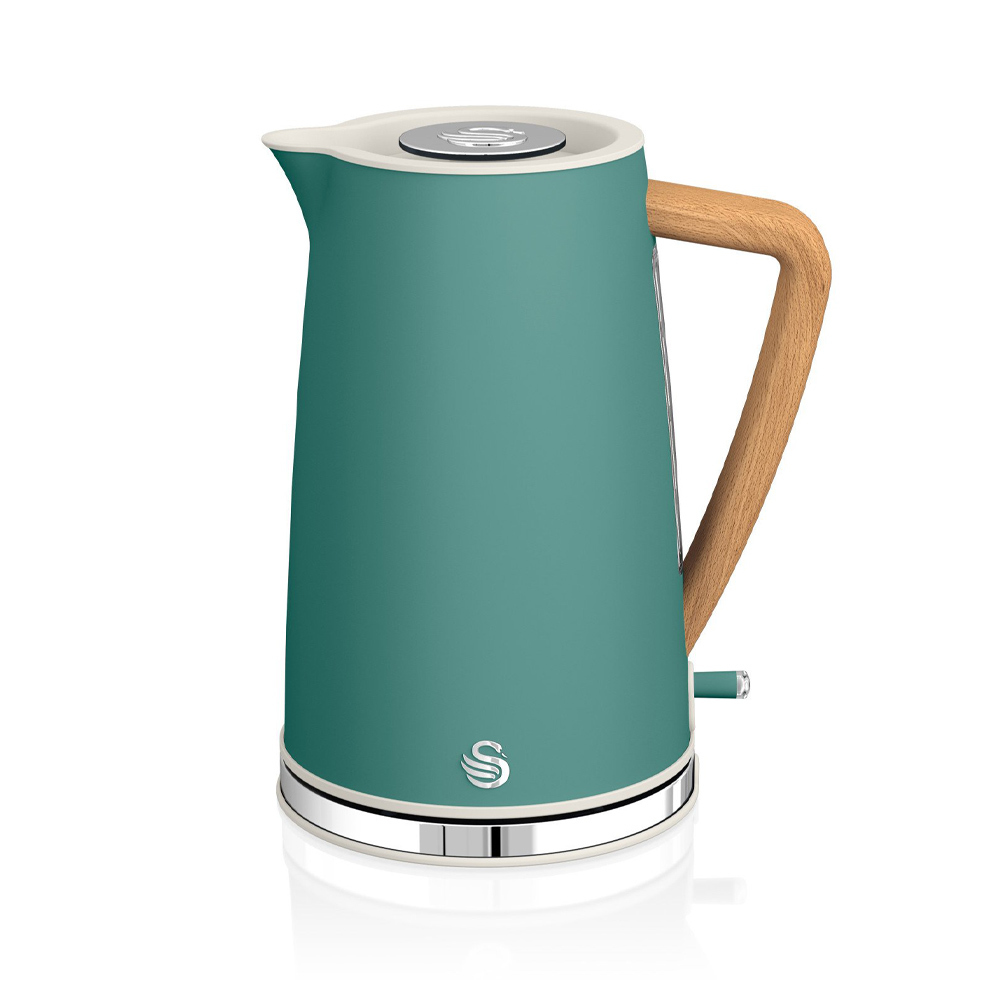 Swan Nordic retro waterkoker 1.7 liter groen 