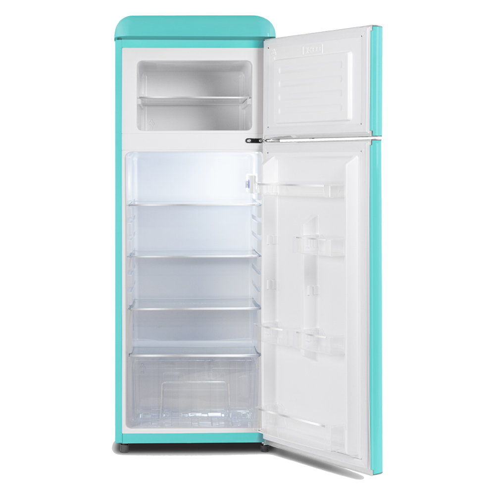 Schneider SCDD 208 V Retro Koelkast Acapulco Blue
