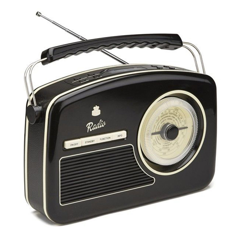 GPO Rydell Wekkerradio DAB+ Zwart