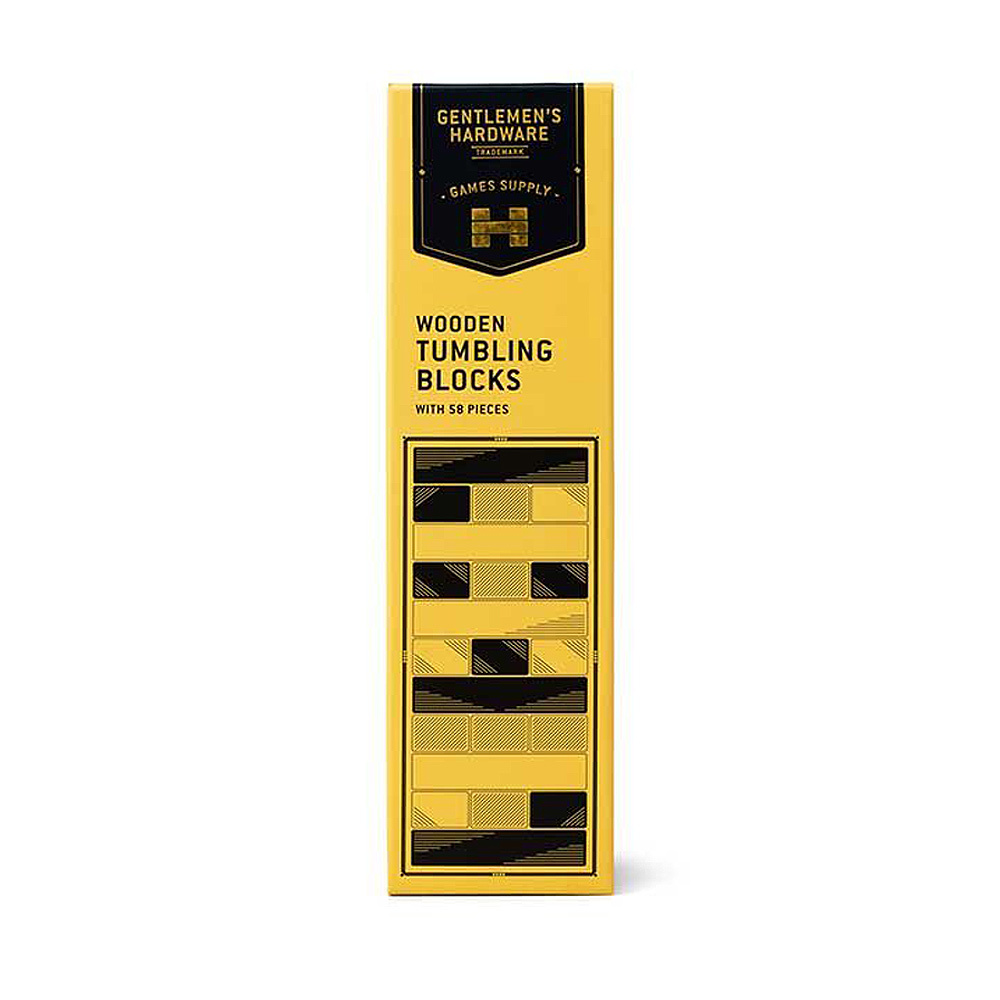 Retro houten blokkentoren
