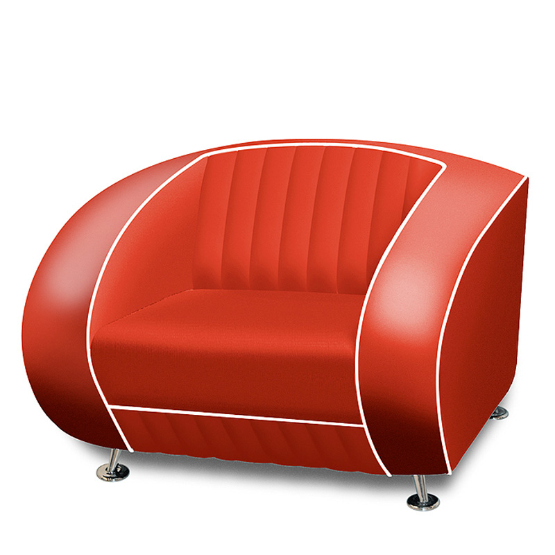 Bel Air Retro Fauteuil SF-01 Rood