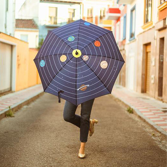 Solar system paraplu