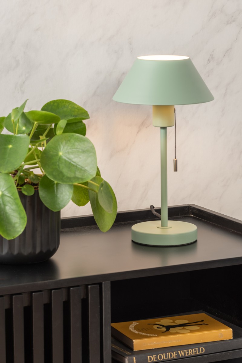 Groene retro bureaulamp