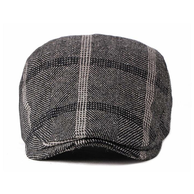 Torino 1972 Flat Cap One Size Donkergrijs - Warme en comfortabele platte pet