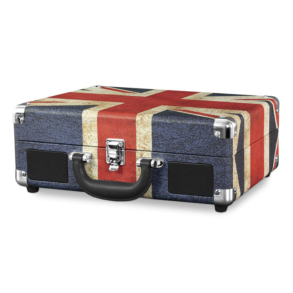 Victrola VSC-550 BT USB retro platenspeler vintage union jack