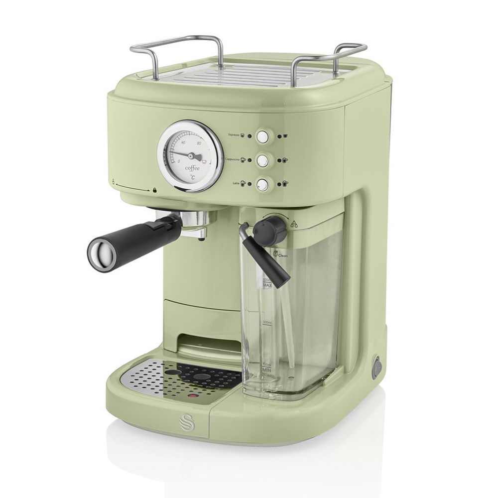 Retro espressomachine groen
