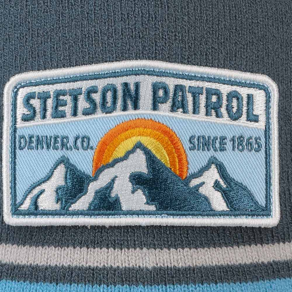 Stetson Retro Beanie Muts Stetson Patrol Blauw