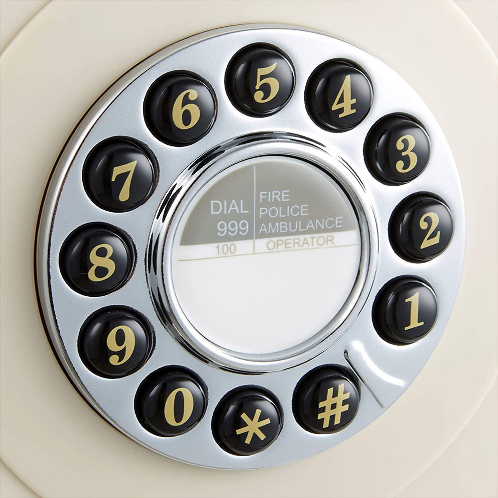 Retro wandtelefoon ivoor