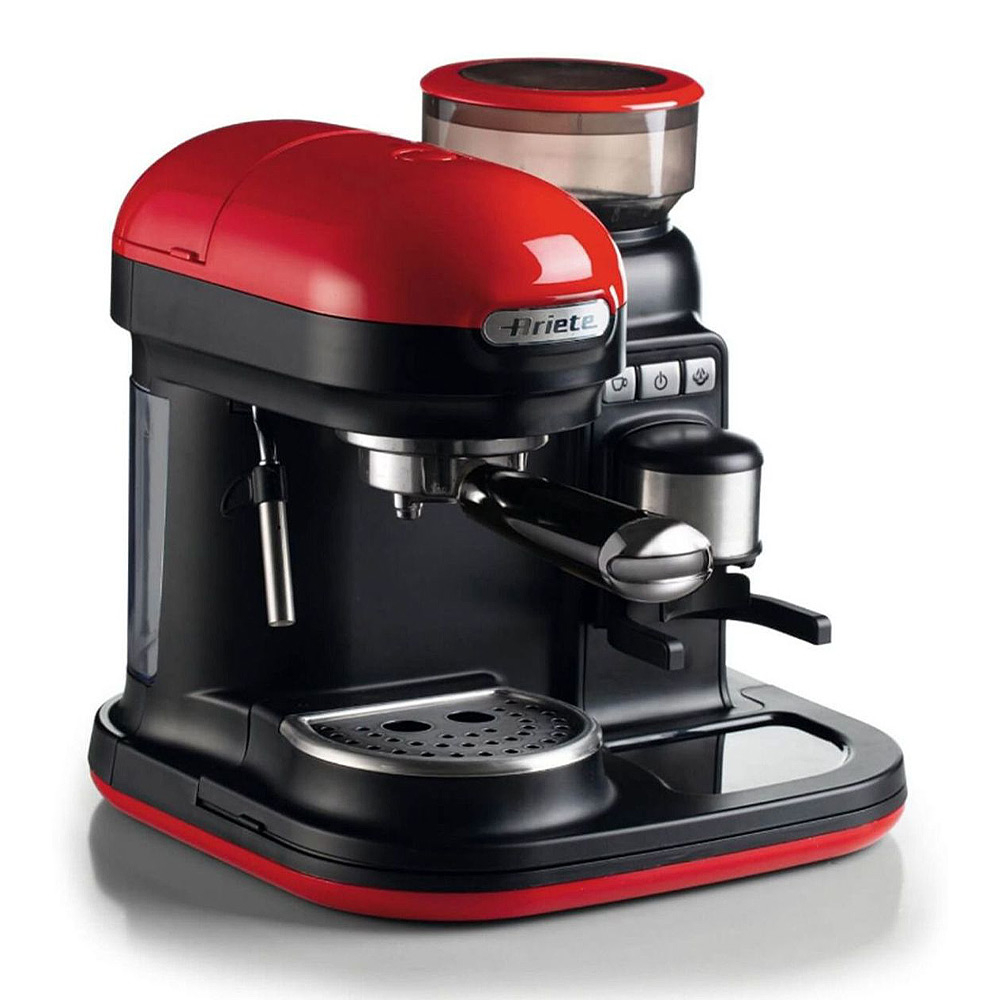 Ariete Moderna Espresso Machine met Geïntegreerde Koffiemolen