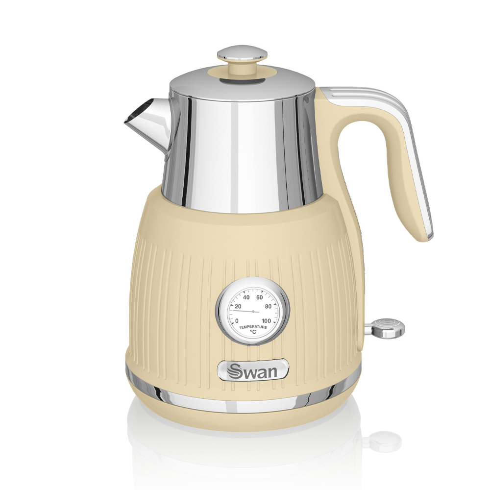 Retro waterkoker 1.5 liter creme