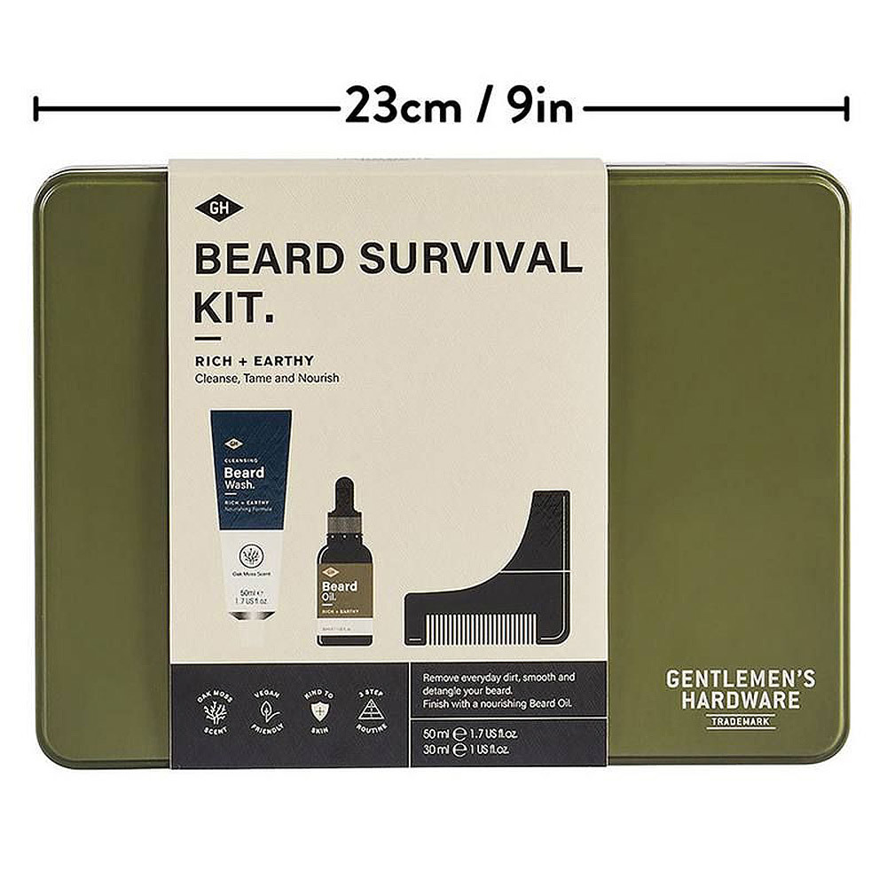 Beard survival retro kit - Alles voor een verzorgde baard!