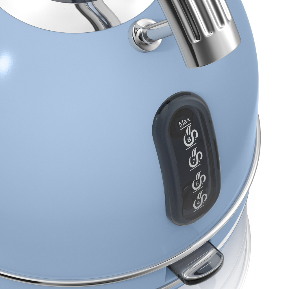 Retro waterkoker 1.8 liter blauw