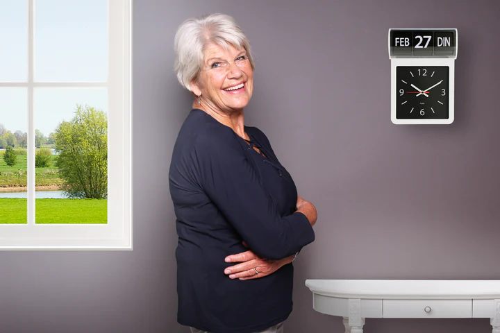 Flip kalender klok 