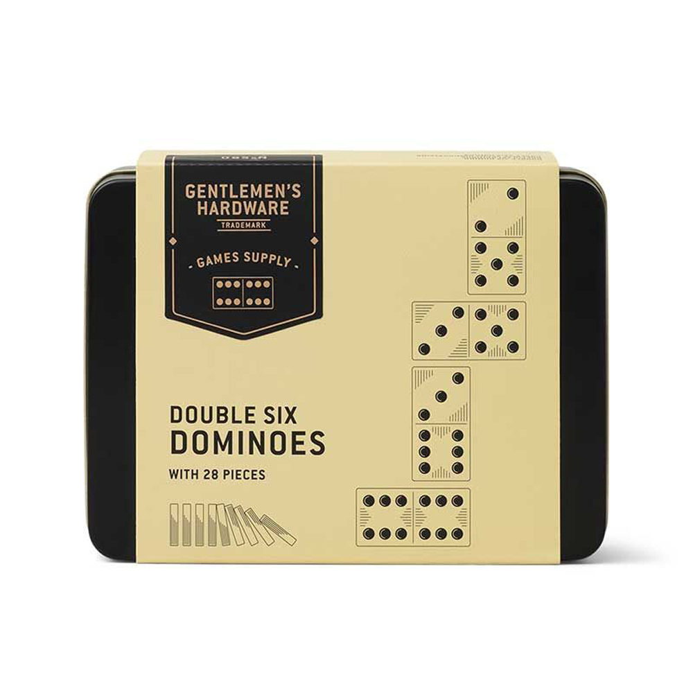 Retro double six dominoes | 28 domino Stenen