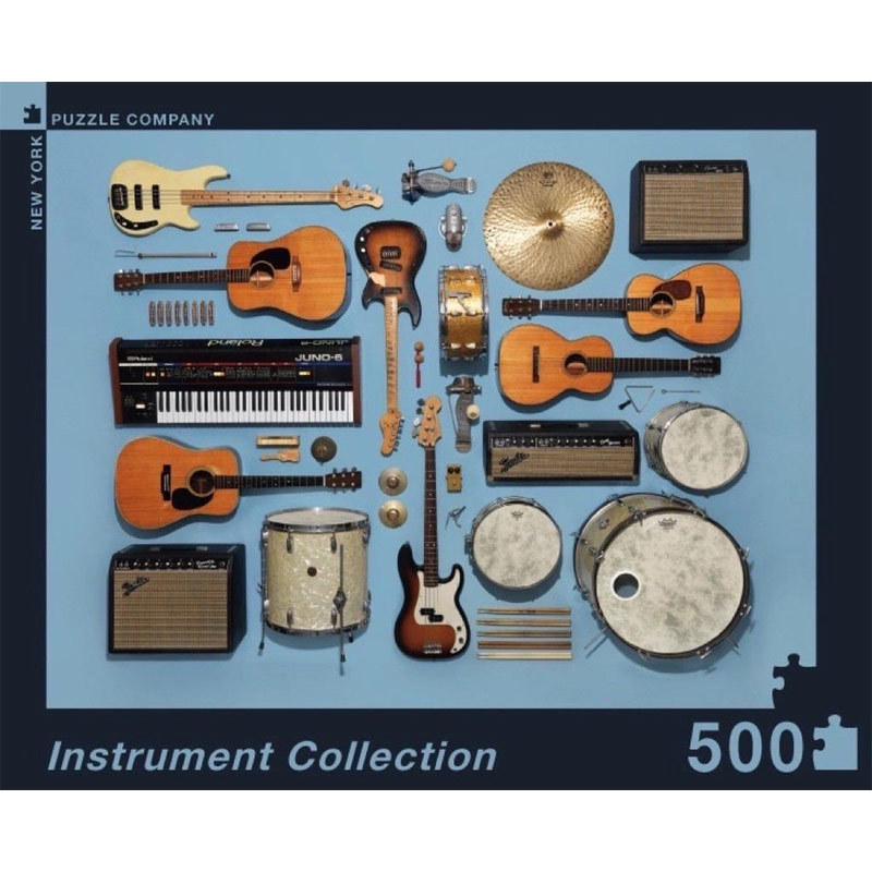 New York Puzzle Company - Instrument Collection 500-delige Puzzel