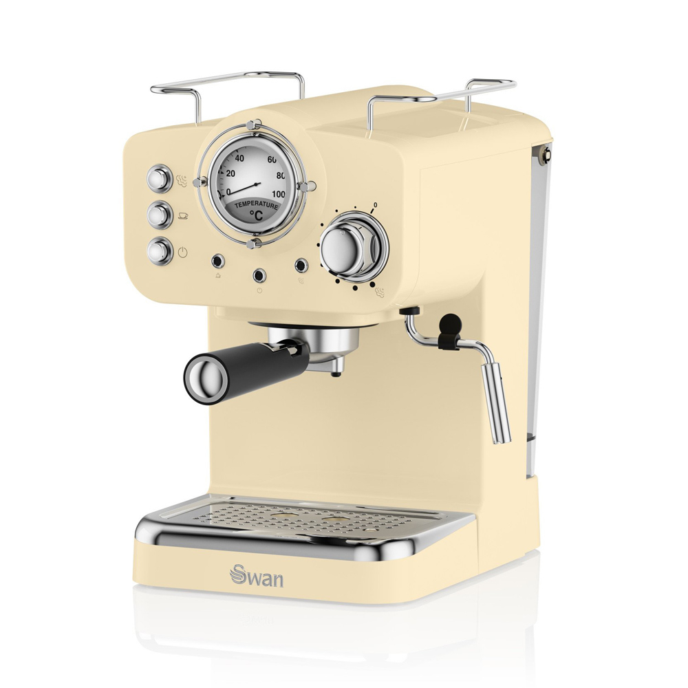 Retro espressomachine creme