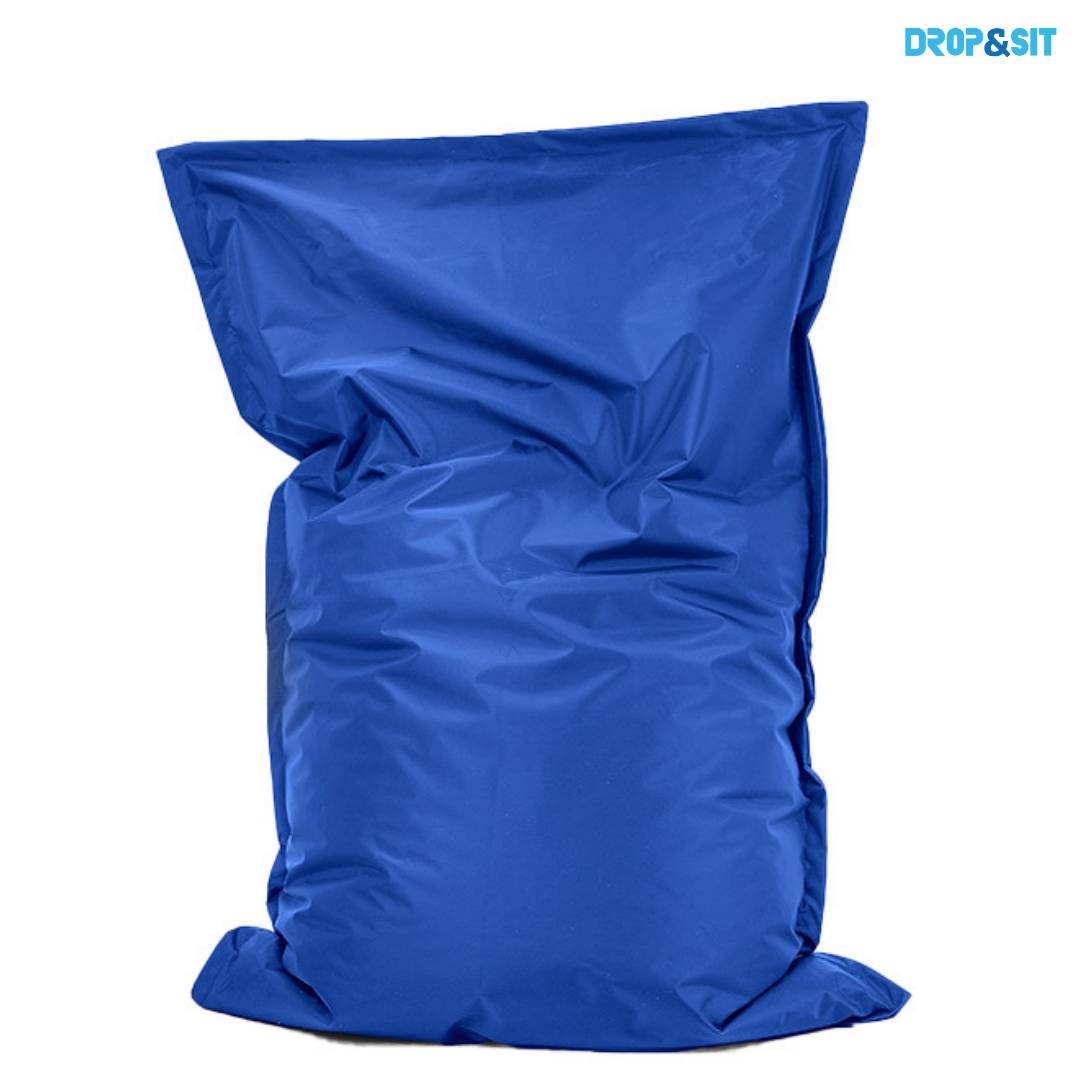 Drop&Sit zitzak, kobalt blauw, voor binnen en buiten, 100 x 150 cm