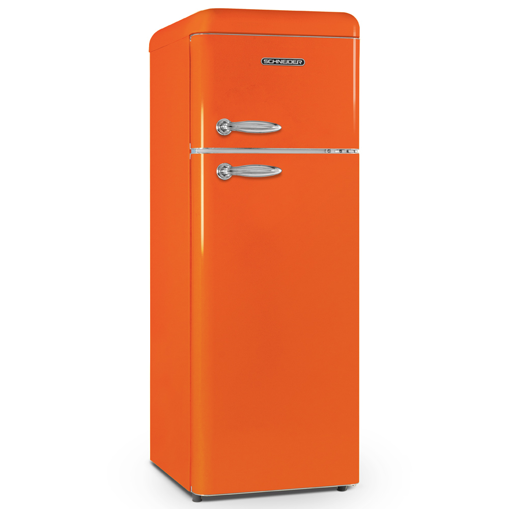 Schneider SCDD 208 V Retro Koelkast Florida Orange