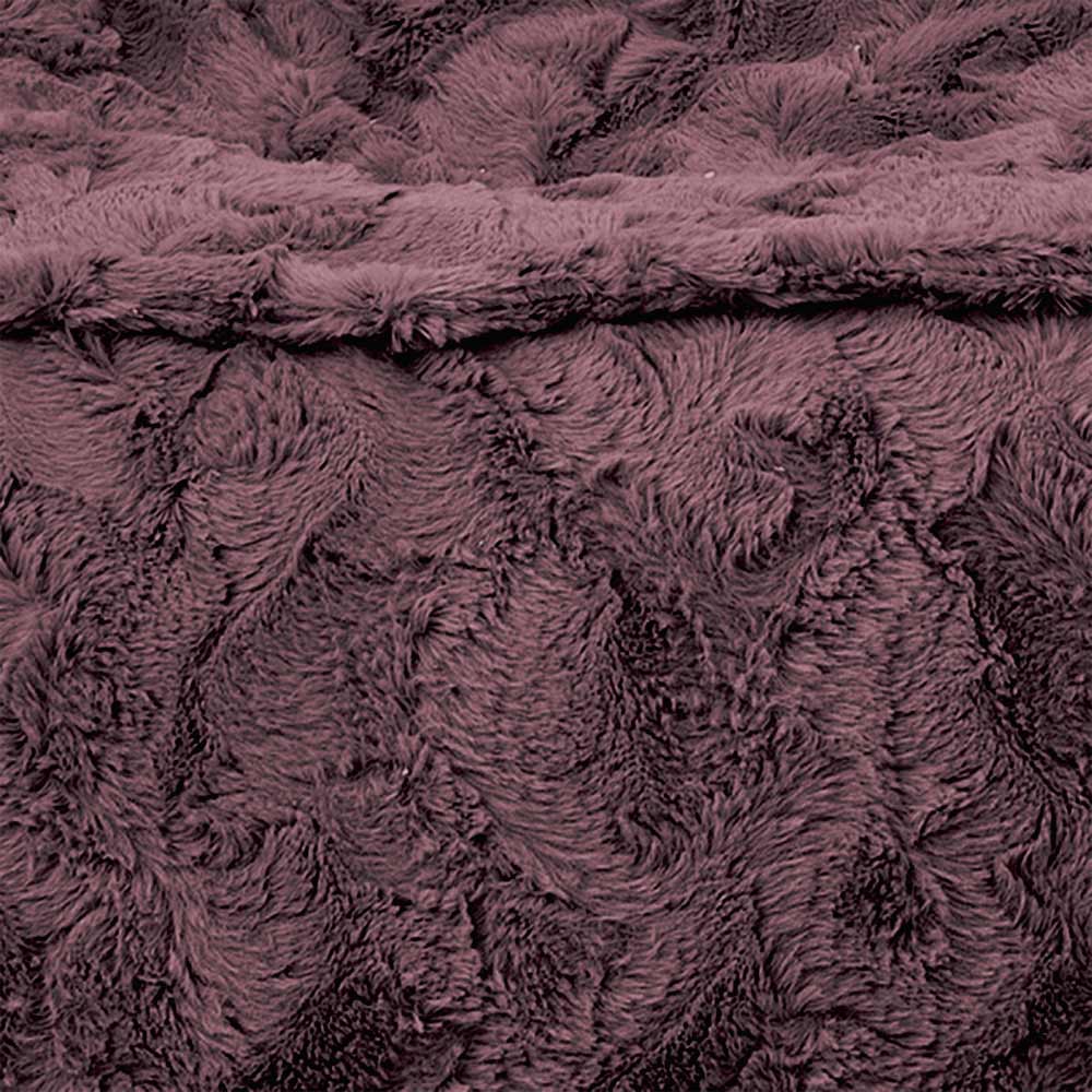 Zitzak stoel bont aubergine 100x80cm