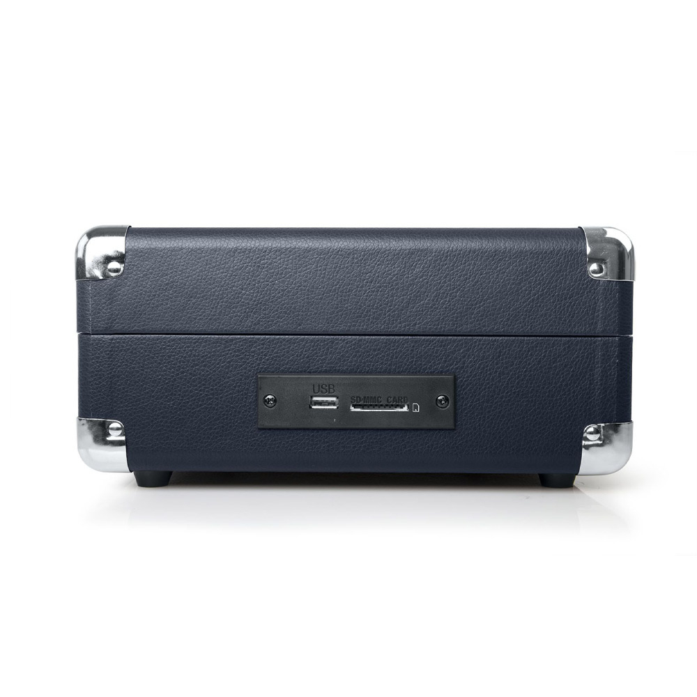 Muse MT-103 DB Retro bluetooth USB platenspeler donker blauw