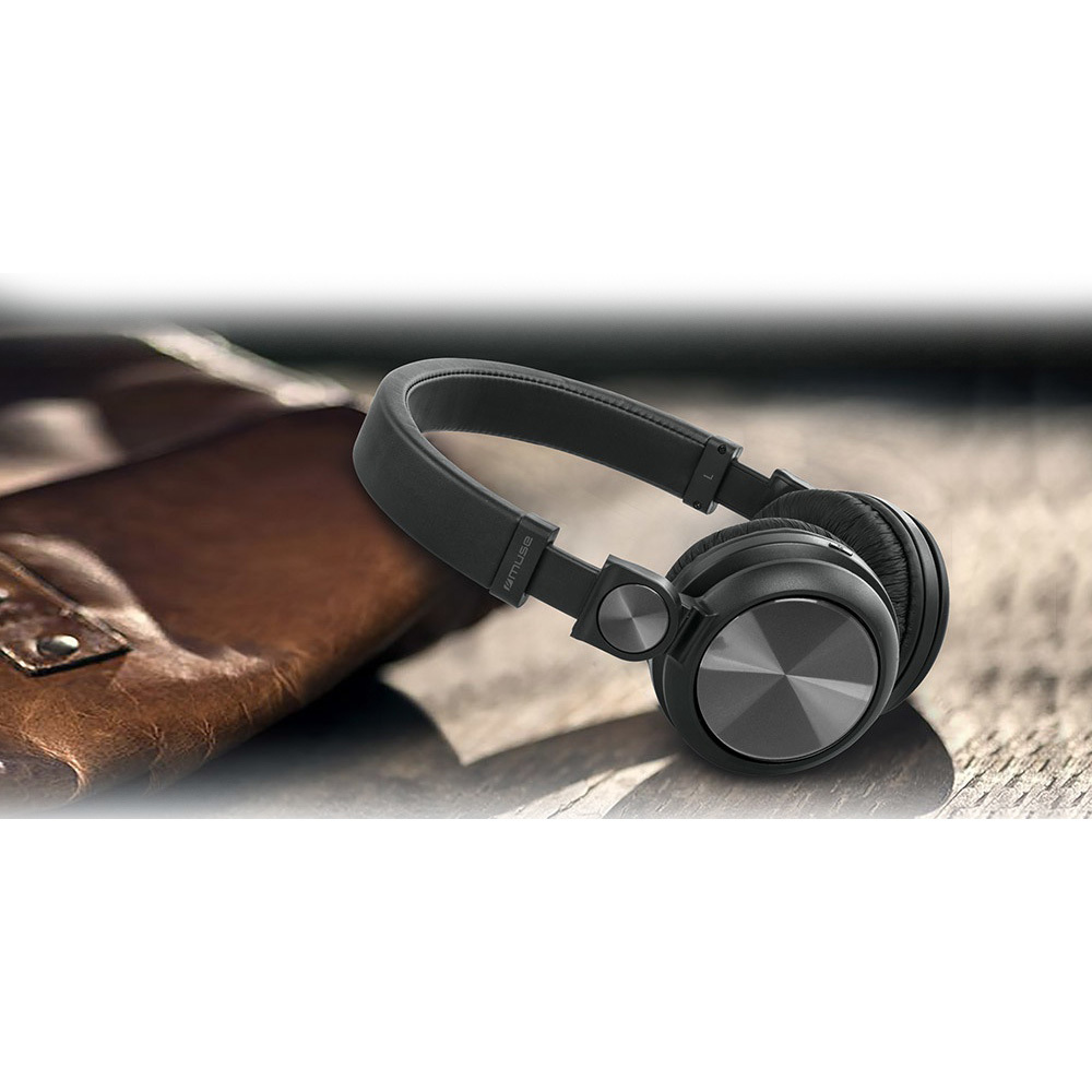 Muse M-276BTB Bluetooth Retro Hoofdtelefoon Zwart