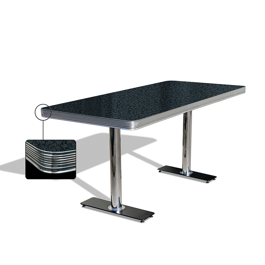 Bel Air Retro Eettafel TO-29W Blackstone