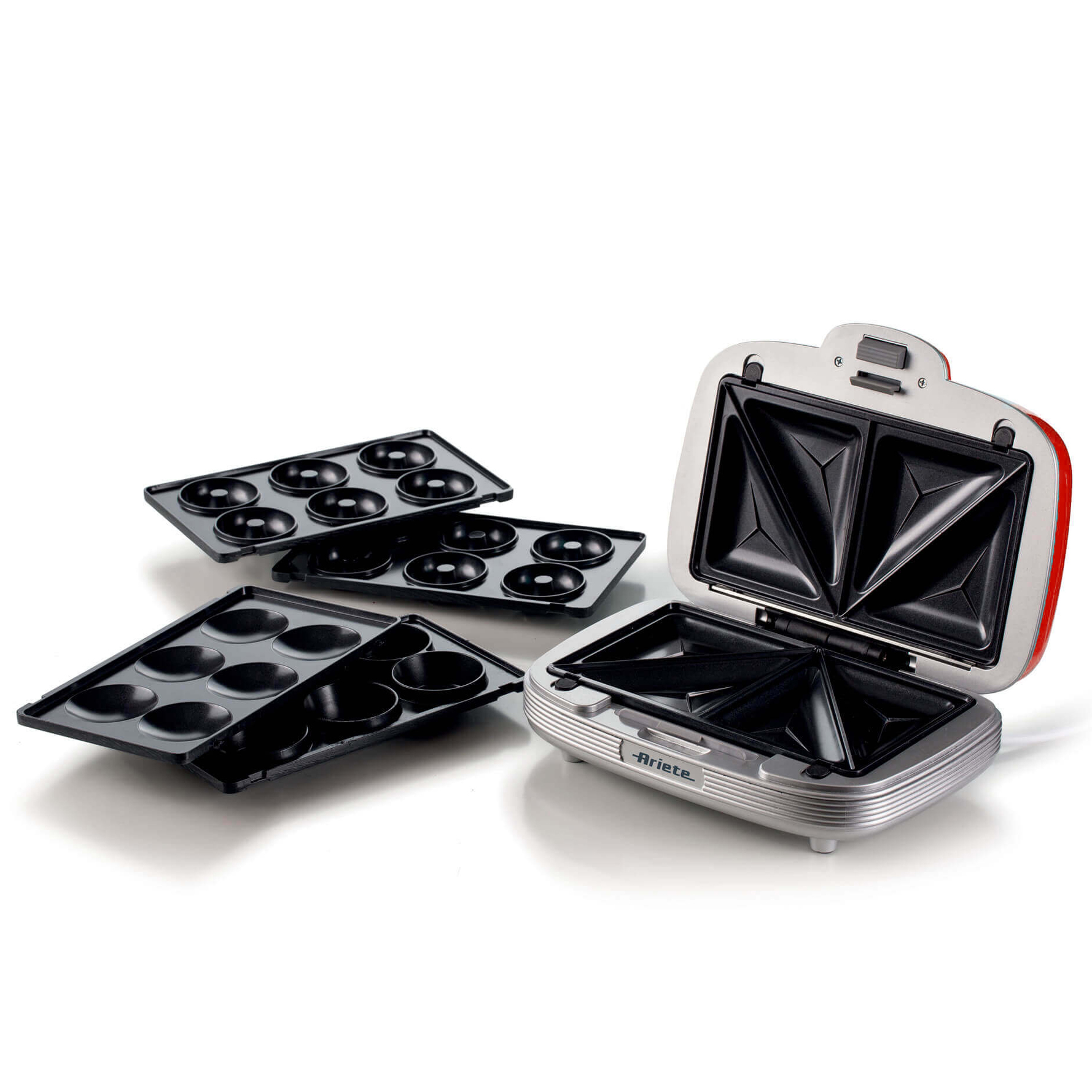 Ariete retro sandwich & cookies maker rood