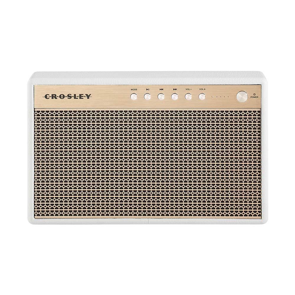 Crosley Montero retro Bluetooth speaker wit Crosley Montero retro Bluetooth speaker wit