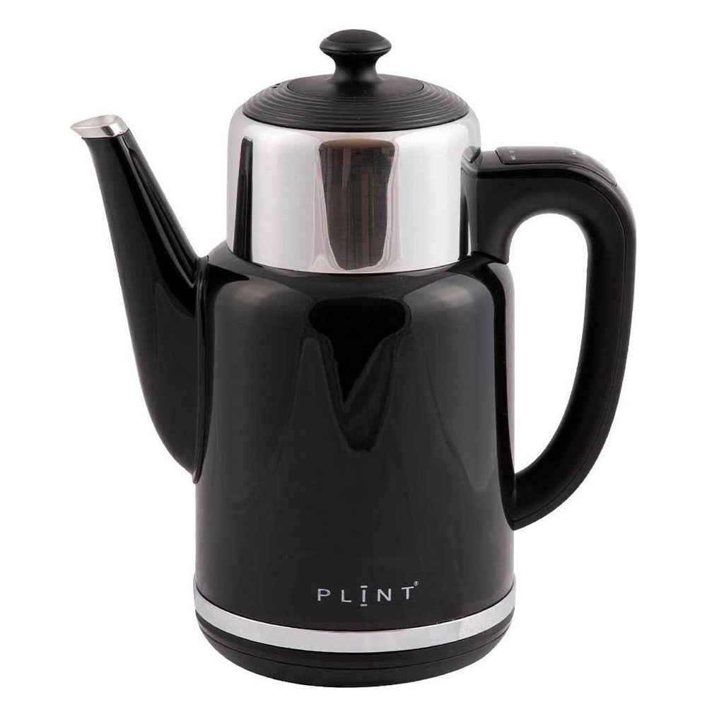 Retro waterkoker 1.7 L zwart
