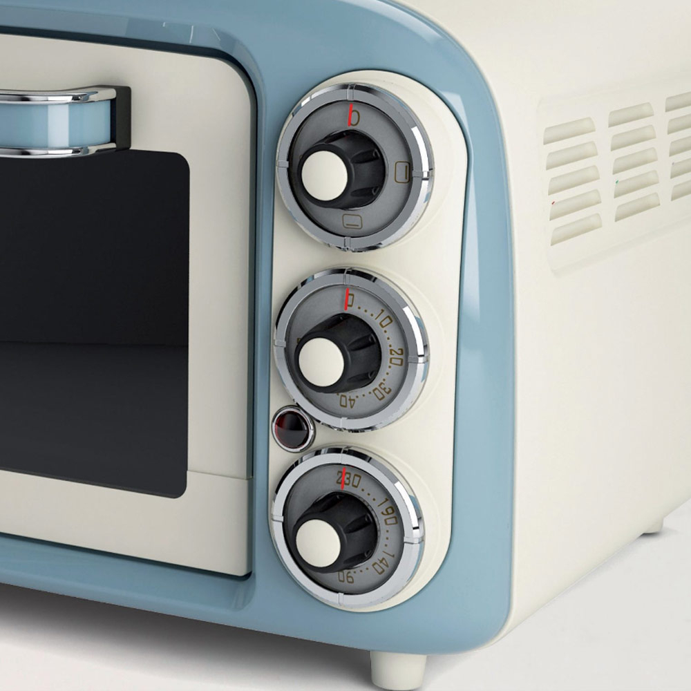 Ariete retro mini oven blauw