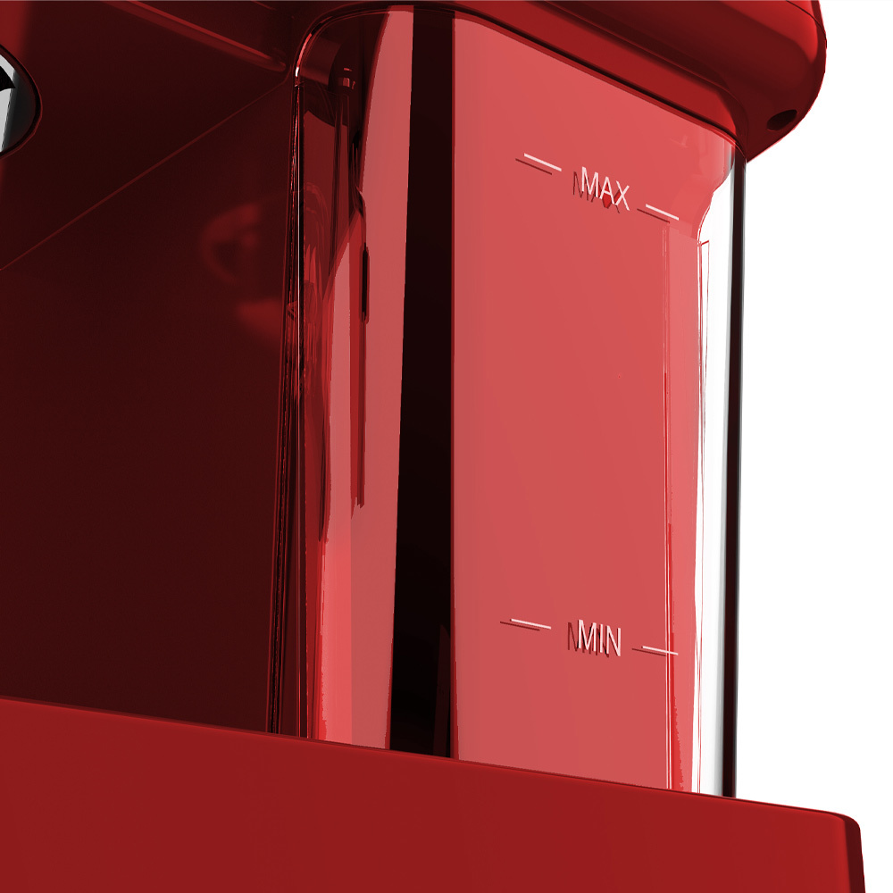 TurboTronic ZEspresso TT-CM22 Retro Espressomachine Rood TurboTronic ZEspresso TT-CM22 Retro Espressomachine Rood